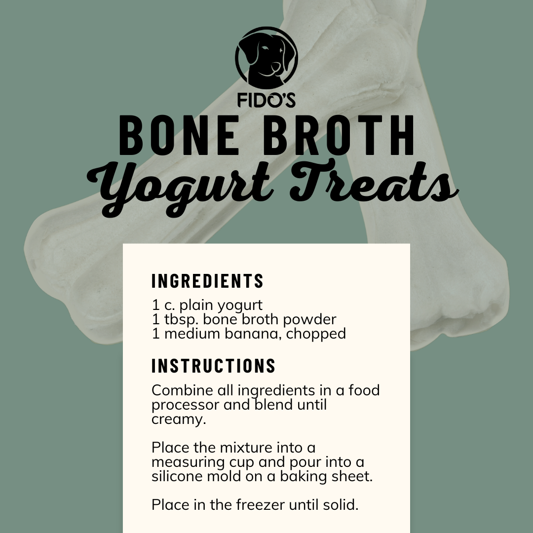 Bone Broth Yogurt Treats